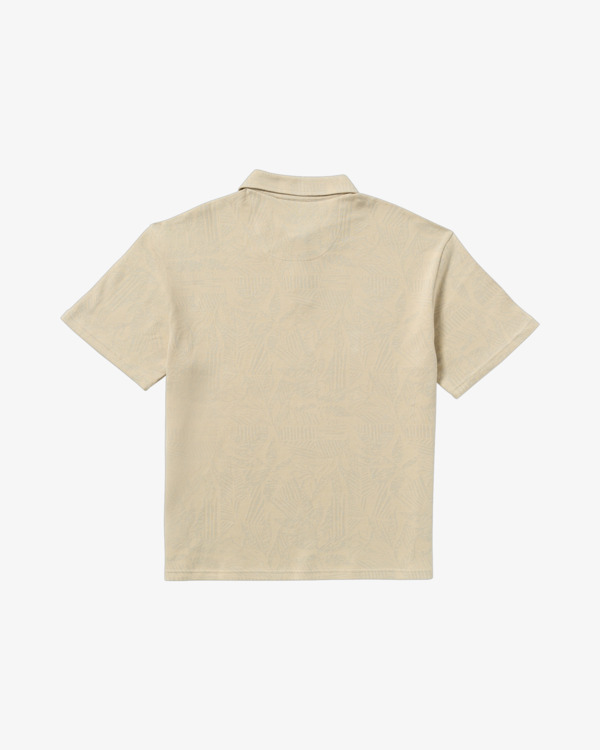 1 Leaf Lines - Short Sleeve Polo Shirt for Men Blue 23A012501 RVCA