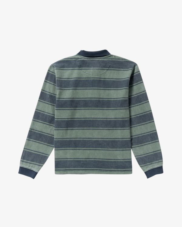 0 KSL - Polo de manga comprida para homem Verde 23A033504 RVCA
