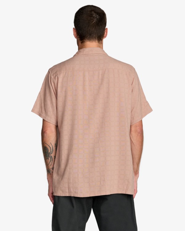 3 Vacancy - Short Sleeves Shirt for Men Purple 23A041503 RVCA