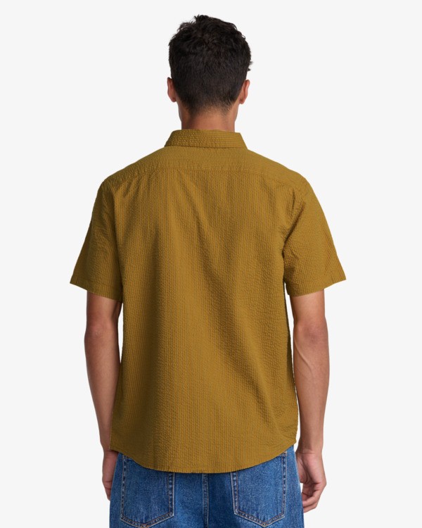 3 Thatll Do Seersucker Vert 23A041603 RVCA