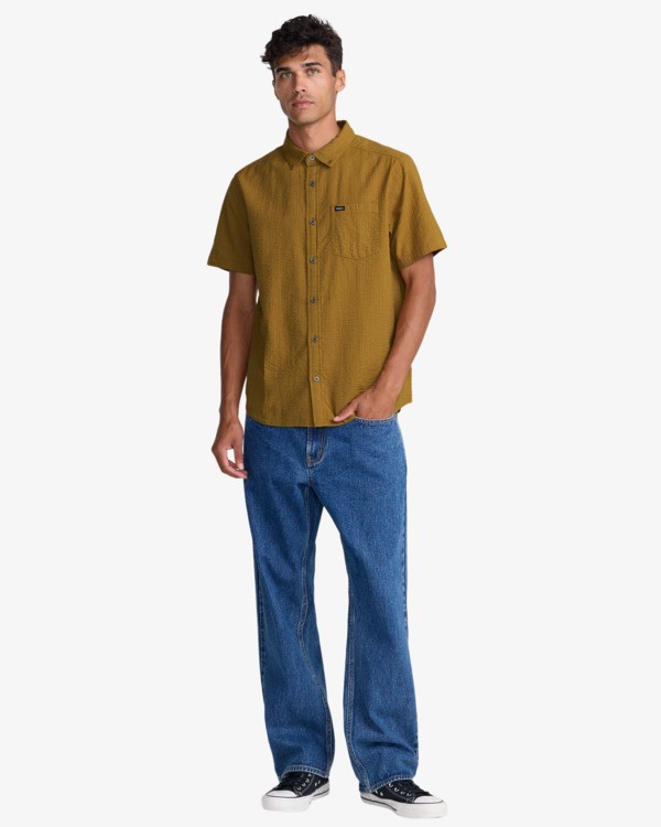 6 Thatll Do Seersucker Vert 23A041603 RVCA