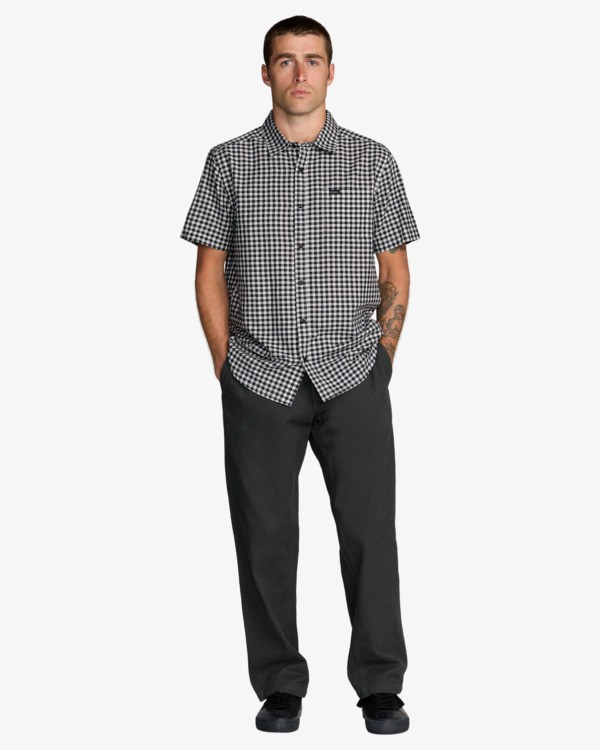 5 Overspray - Short Sleeve Shirt for Men Multi 23A041606 RVCA