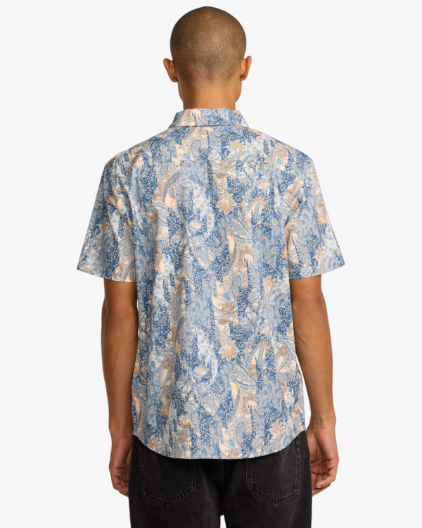 1 Day Break - Camiseta de manga corta para hombre Gris 23A042505 RVCA
