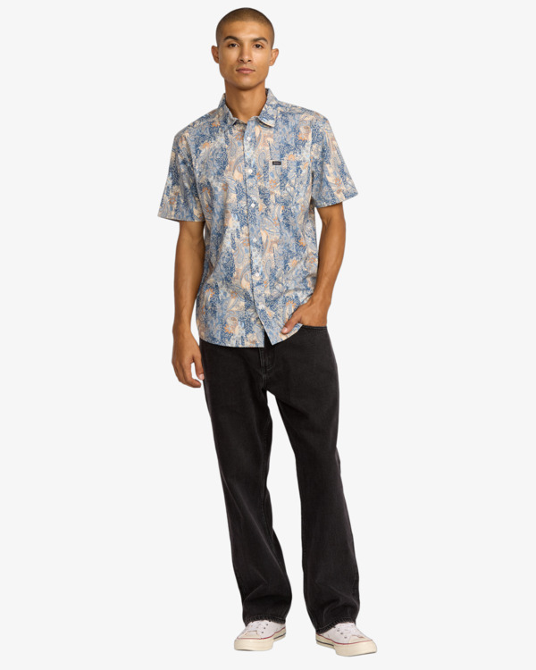 3 Day Break - Camiseta de manga corta para hombre Gris 23A042505 RVCA