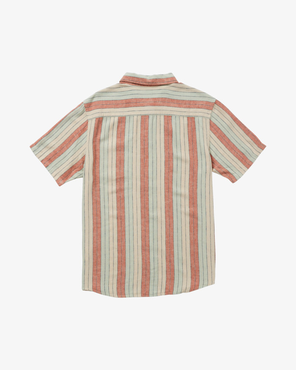 1 Alvarado Stripe - Top de manga corta para Mujer Azul 23A042507 RVCA