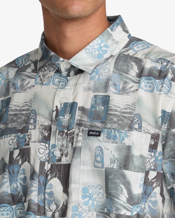 4 Kauai Block Print Collage Multi 23A042600 RVCA