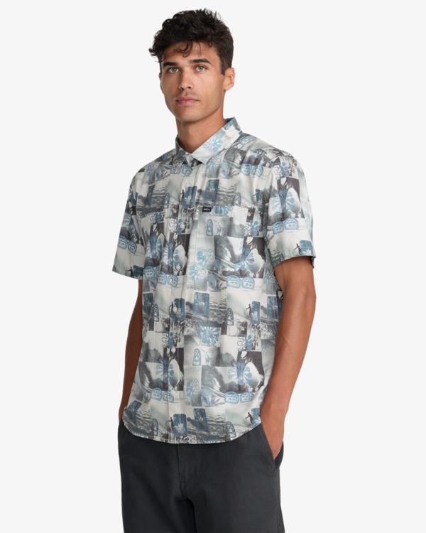 5 Kauai Block Print Collage Multi 23A042600 RVCA