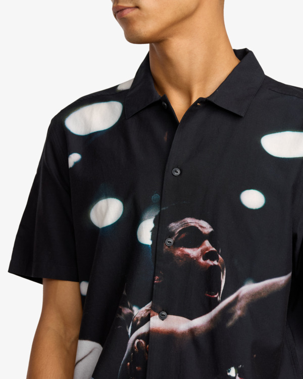 2 RVCA X Ali Rumble - Short Sleeve Shirt for Men Black 23A043514 RVCA