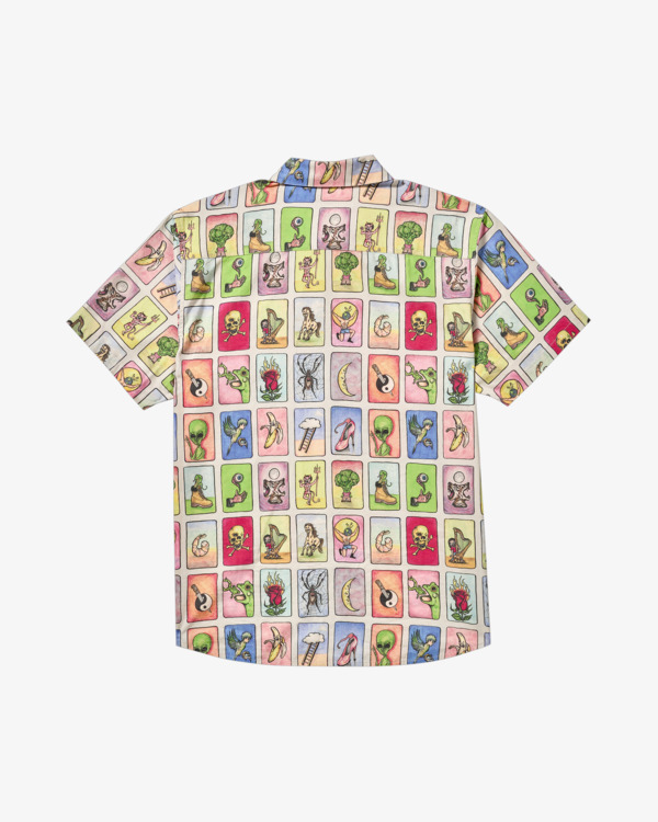1 Ksl Tarjeta - Camicia a maniche corte da Uomo Gray 23A043519 RVCA