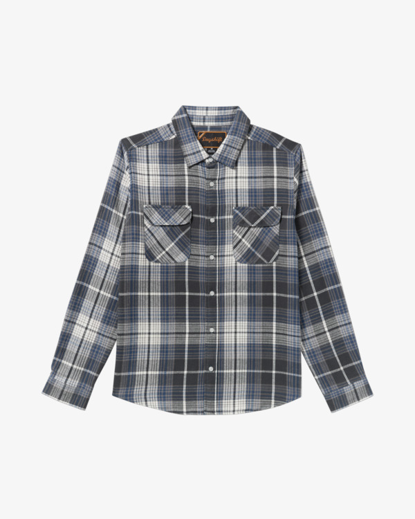 0 Dayshift Flannel - Camisa de manga comprida para homem Preto 23A053501 RVCA