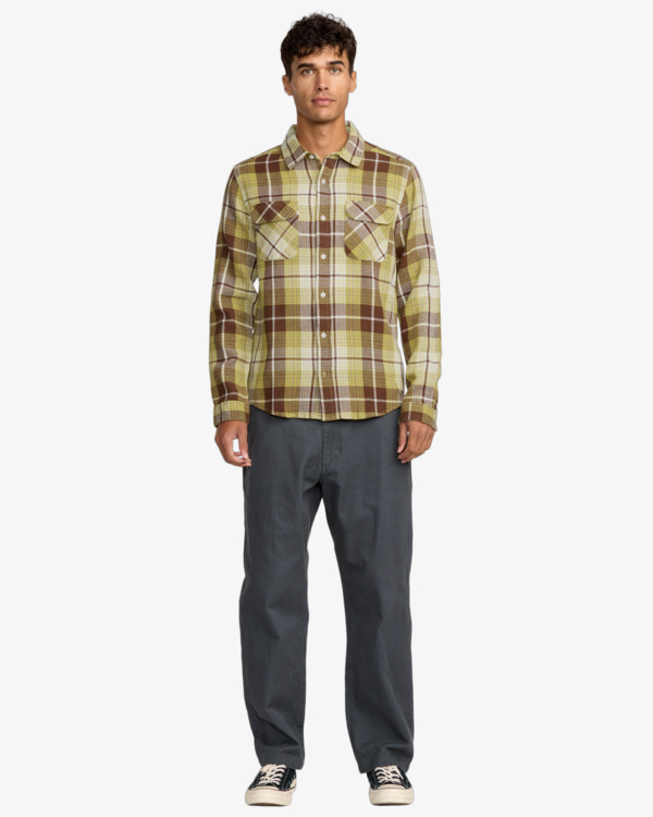 5 Dayshift Flannel - Long Sleeve Shirt for Men Multi 23A053501 RVCA