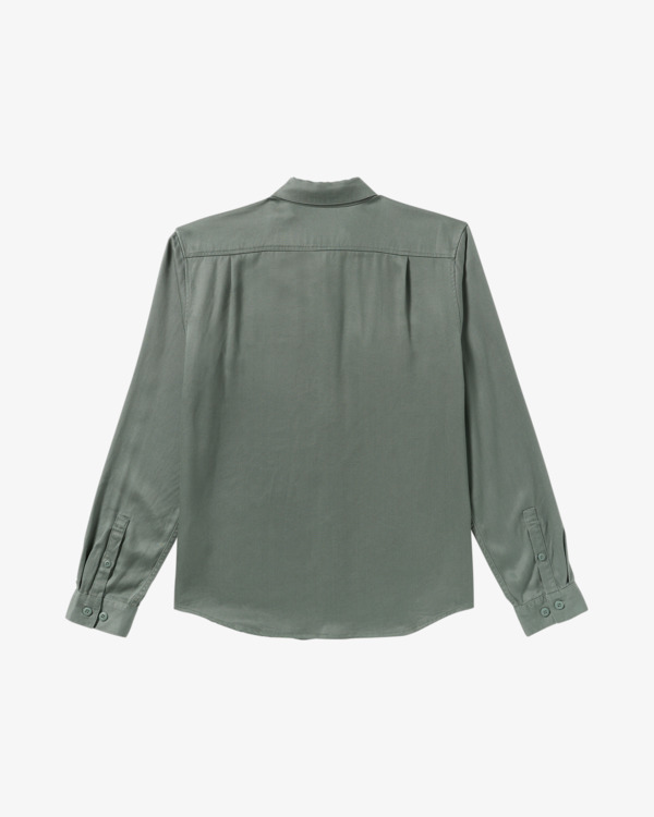 1 Vacancy Utility - Long Sleeve Shirt for Men Green 23A053504 RVCA