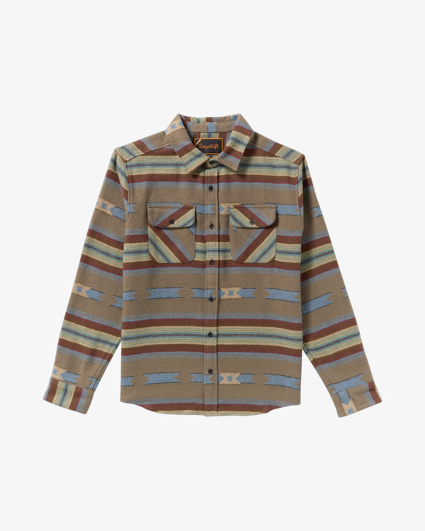 0 Dayshift Blanket Flannel - Long Sleeve Shirt for Men Multi 23A053505 RVCA