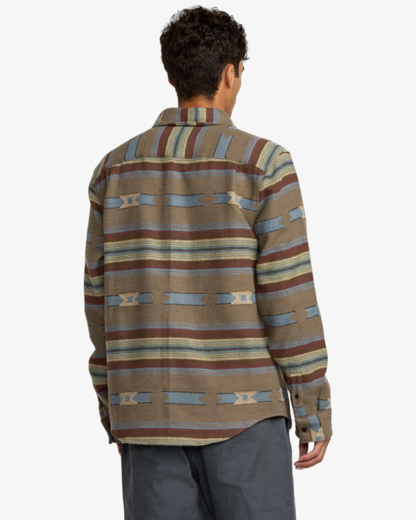 3 Dayshift Blanket Flannel - Long Sleeve Shirt for Men Multi 23A053505 RVCA