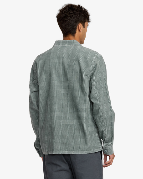 3 Adams - Overshirt for Men Grey 23A053510 RVCA