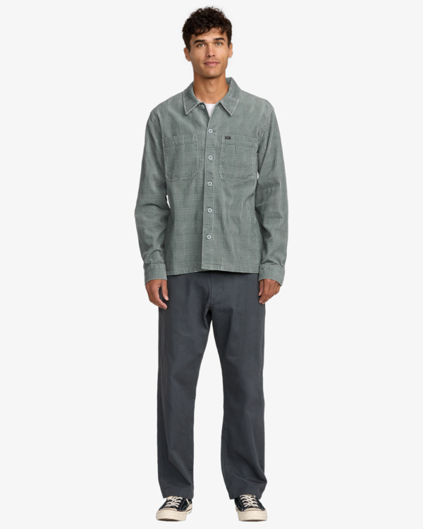 5 Adams - Overshirt for Men Grey 23A053510 RVCA