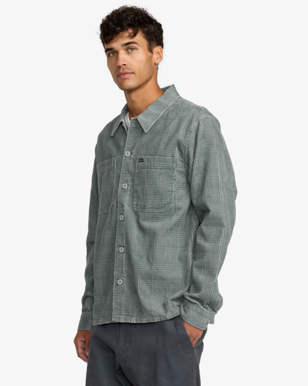 4 Adams - Overshirt for Men Grey 23A053510 RVCA