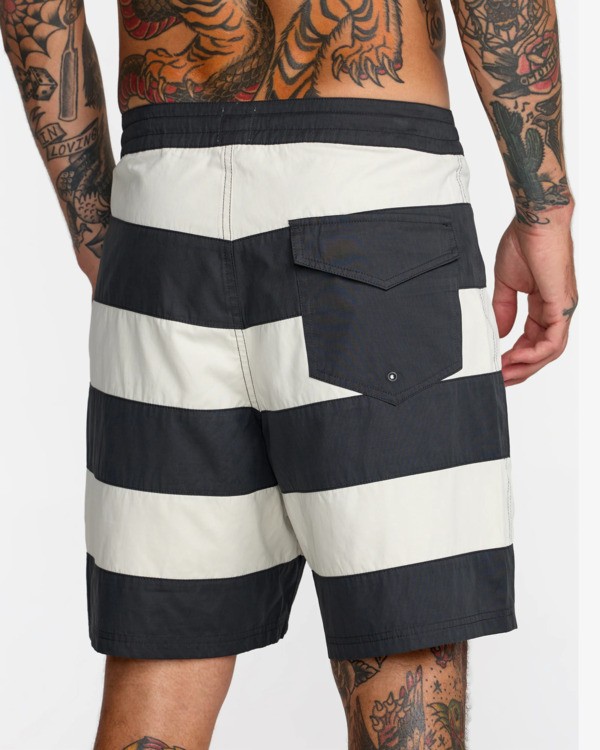 3 Da Bull 18" - Boardshort para hombre Negro 23A081600 RVCA