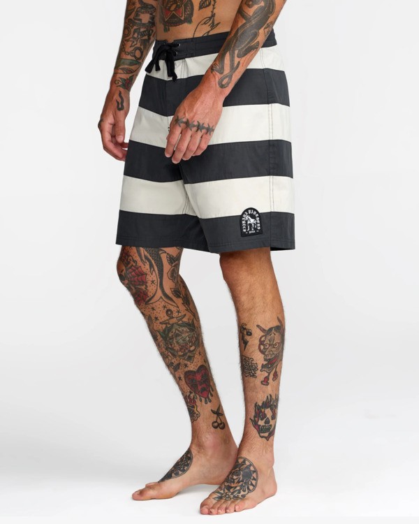 4 Da Bull 18" - Boardshort para hombre Negro 23A081600 RVCA
