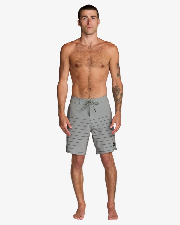 7 Steady Stripe Grey 23A081603 RVCA