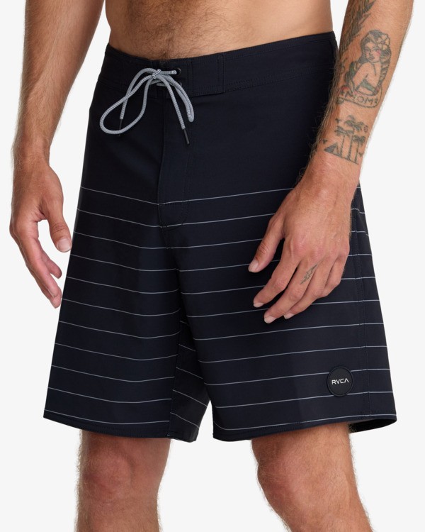 5 Steady Stripe - Boardshorts/Cal&ccedil;&otilde;es de banho para Homem Preto 23A081603 RVCA