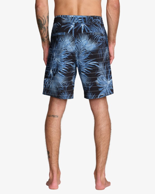 3 Steady Stripe - Boardshort pour Homme Bleu 23A081603 RVCA