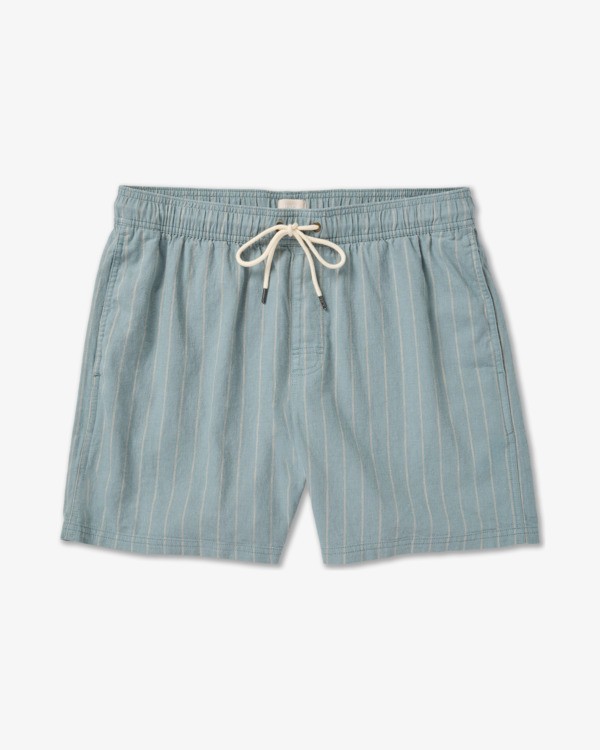 0 Sands 17" - Elastic Waist Walkshorts for Men Gray 23A101511 RVCA