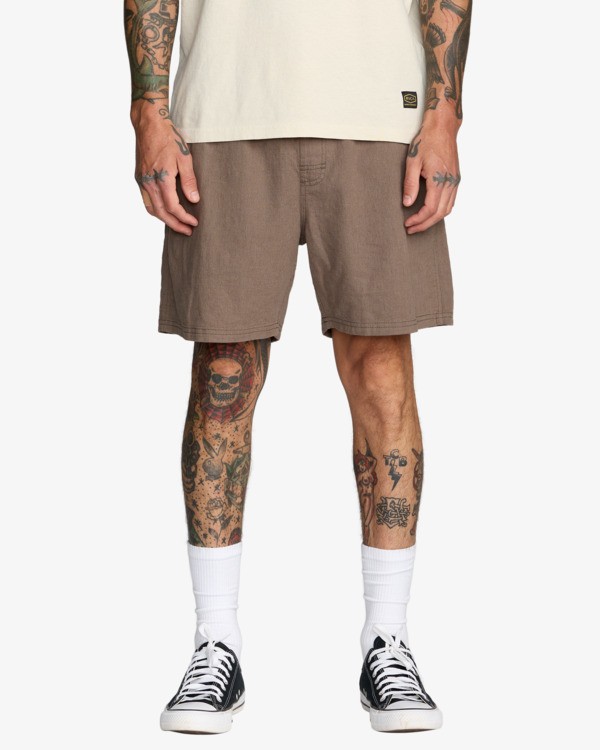 0 Sands 17" - Short de marche &agrave; taille &eacute;lastique pour Homme Multi 23A101511 RVCA