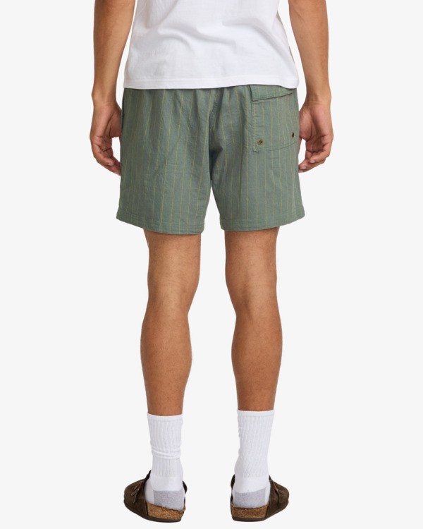 3 Sands 17" - Walkshort con vita elasticizzata da Uomo Green 23A101511 RVCA