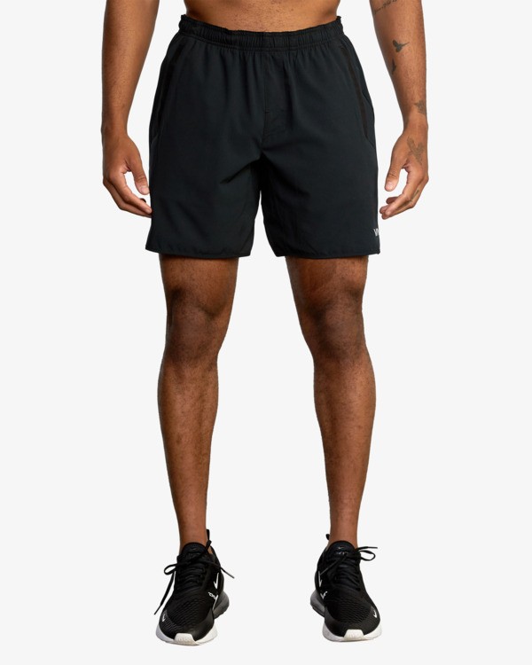 2 Yogger Stretch 17" - Short taille élastique pour Homme Noir 23A101550 RVCA