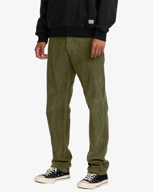 2 Weekend Cord - Chinos for Men Green 23A113501 RVCA