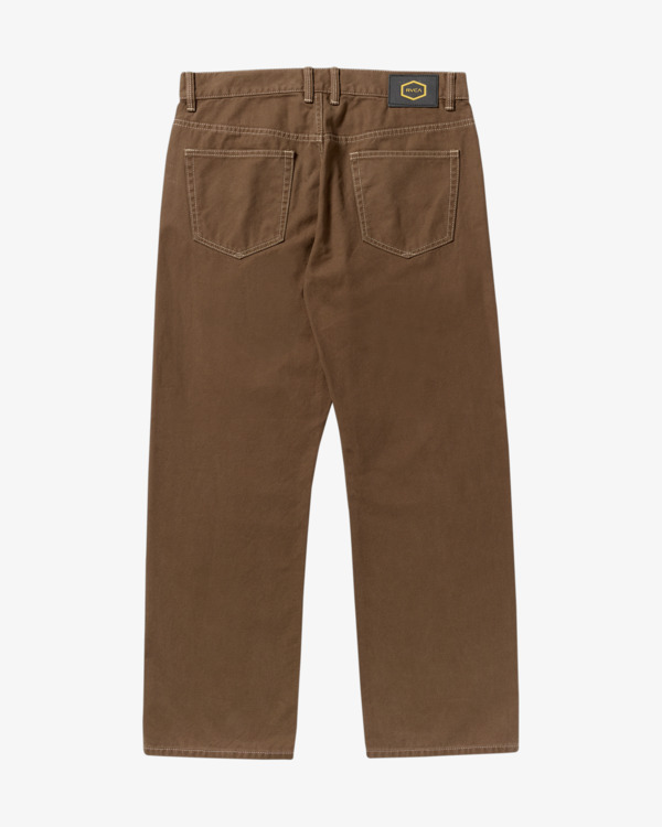 5 Dayshift 5 Pocket - Calças de lona para homem Preto 23A113502 RVCA