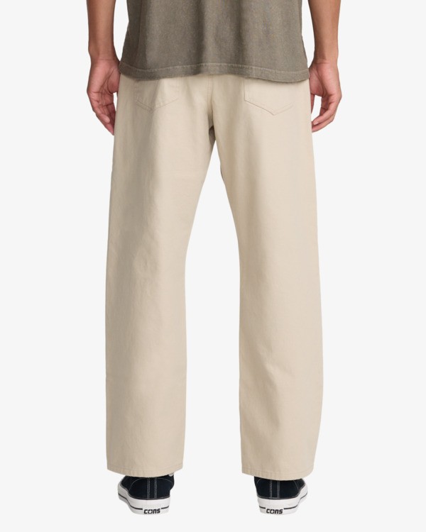 1 Dayshift 5 Pocket - Pantaloni in tela da Uomo Green 23A113502 RVCA