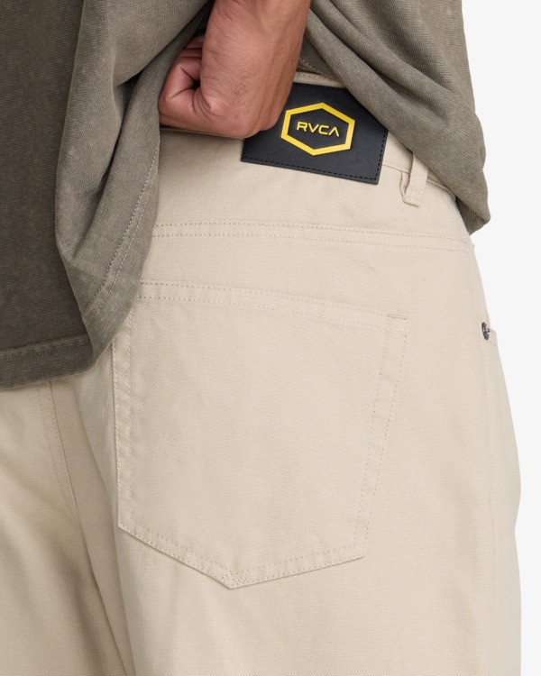 2 Dayshift 5 Pocket - Pantaloni in tela da Uomo Green 23A113502 RVCA