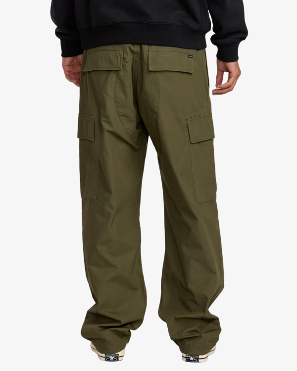 1 Dayshift - Pantalón cargo para hombre Verde 23A113503 RVCA