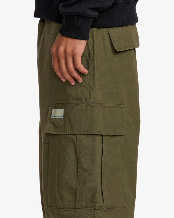 2 Dayshift - Pantalón cargo para hombre Verde 23A113503 RVCA