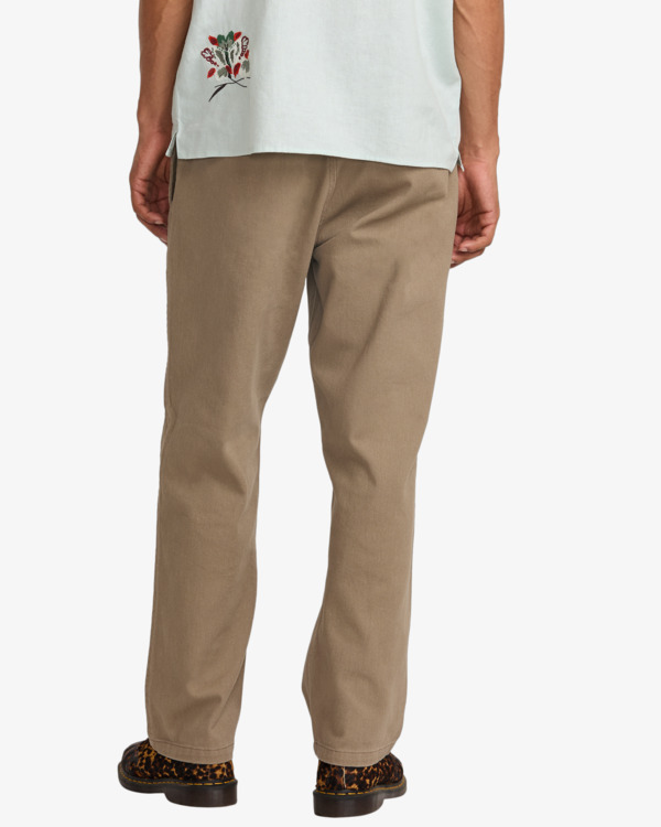 1 Americana - Chino Trousers for Men Beige 23A113510 RVCA