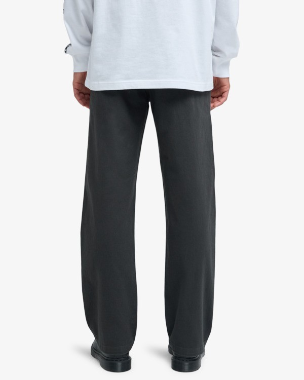 1 Americana - Chino Trousers for Men Black 23A113510 RVCA