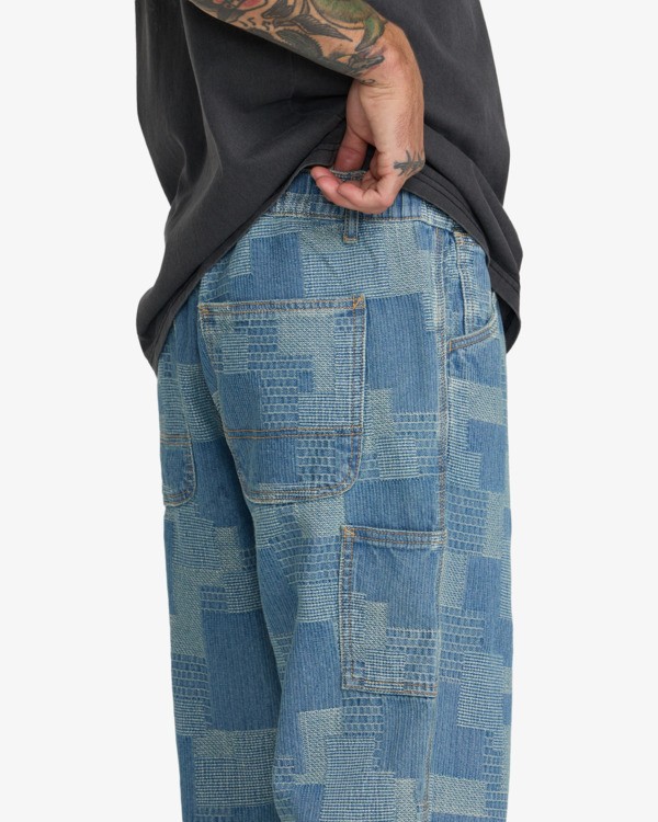 2 Boro Carpenter Elastic Blue 23A123609 RVCA