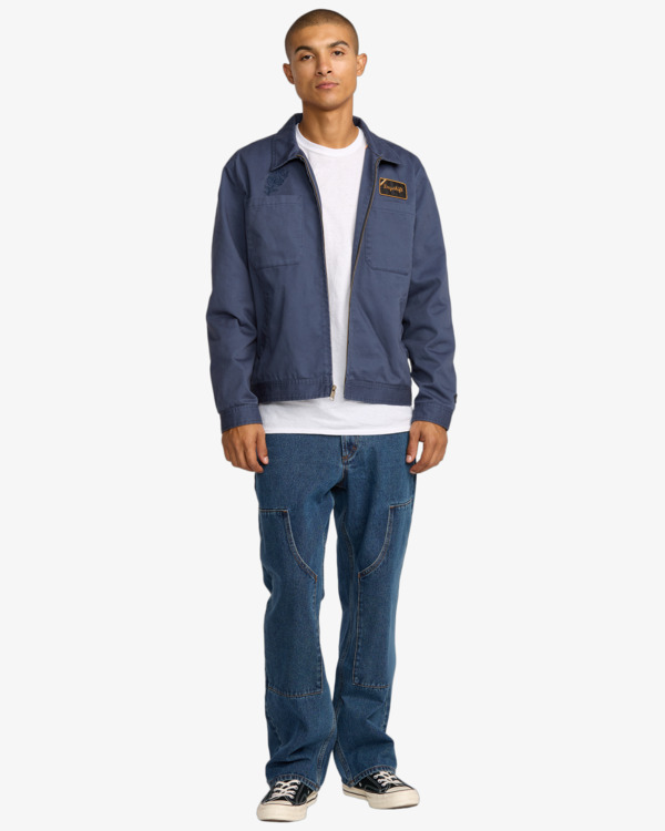 8 KSL Garage - Jacket for Men Blue 23A163501 RVCA