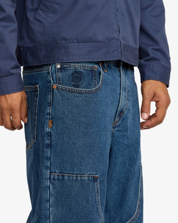 2 KSL Americana Denim - Jean droit à poches pour Homme Bleu 23A193502 RVCA