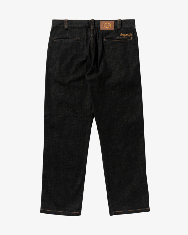 4 Americana Dayshift - Chinos de ganga para homem Preto 23A193503 RVCA
