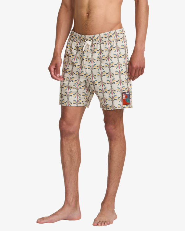 2 LA Eye Floral 17" - Boardshorts für Männer Grün 23A251500 RVCA