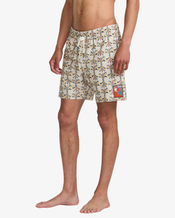 3 LA Eye Floral 17" - Boardshorts für Männer Grün 23A251500 RVCA