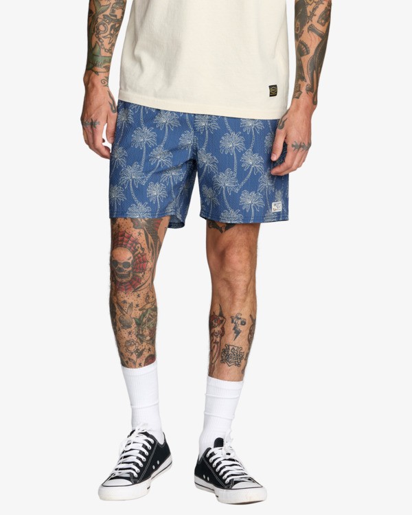 0 Exotica Elastic 2 16 - Shorts f&uuml;r M&auml;nner Blau 23A252505 RVCA