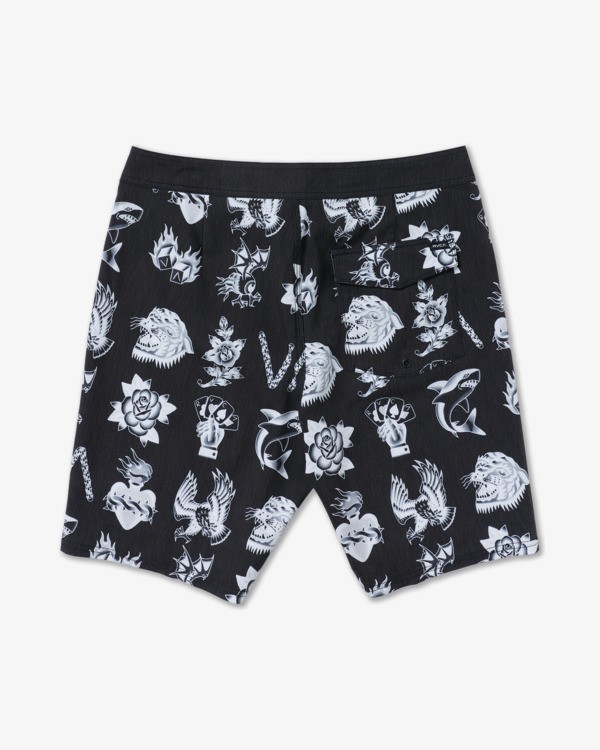 1 Kaleb - Boardshort pour Homme Noir 23A252600 RVCA