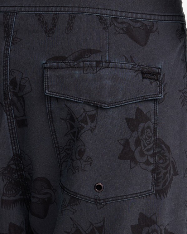 6 Kaleb - Boardshort pour Homme Noir 23A252600 RVCA