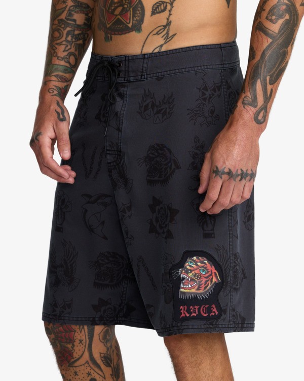 5 Kaleb - Boardshort pour Homme Noir 23A252600 RVCA