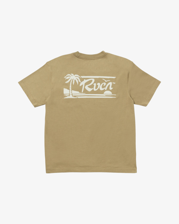 1 Exotica - Short Sleeves T-Shirt for Men Beige 23A351559 RVCA