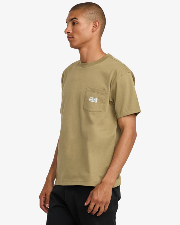 4 Exotica - Short Sleeves T-Shirt for Men Beige 23A351559 RVCA